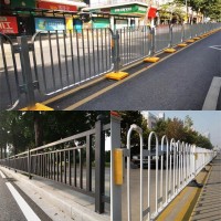 市政马路隔离护栏按图定制厂家 交通分隔栏杆 道路护栏批发厂家